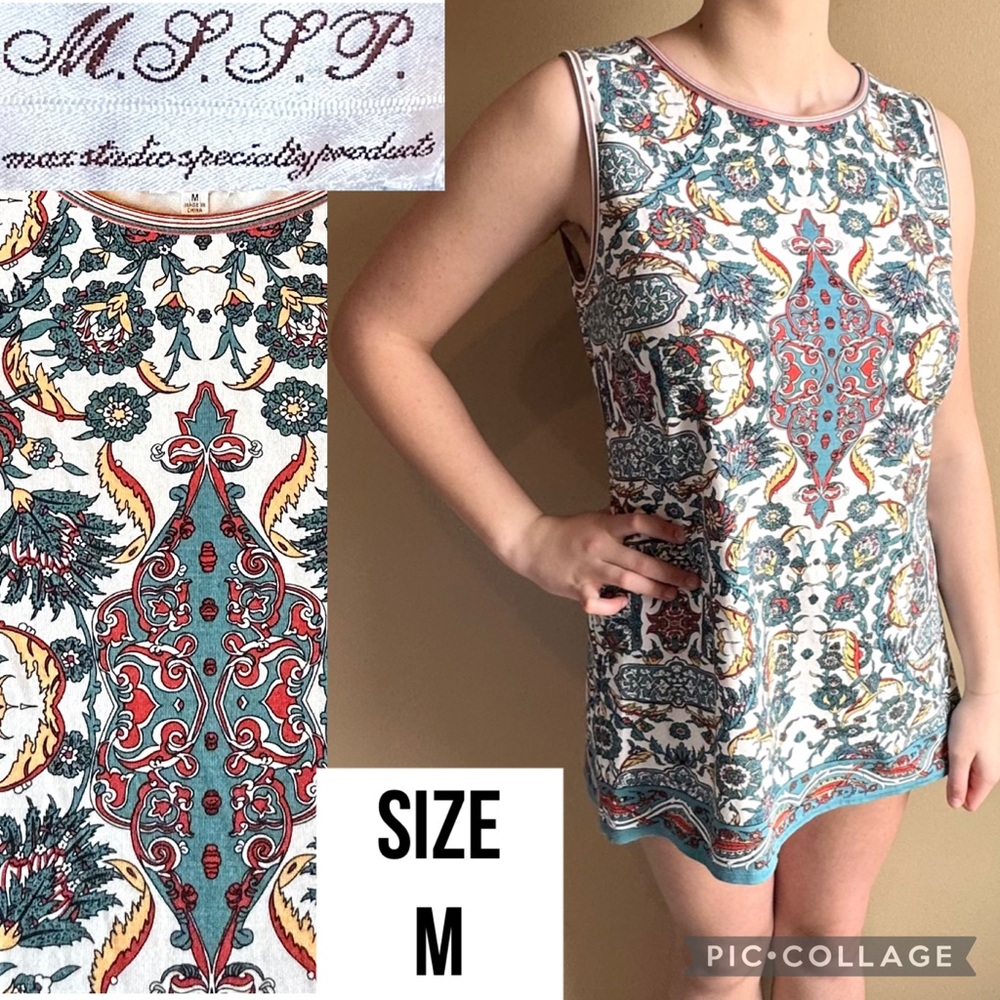 Max Studio Specialty Products Womens Dress Mini Tank Sleeveless Size Medium